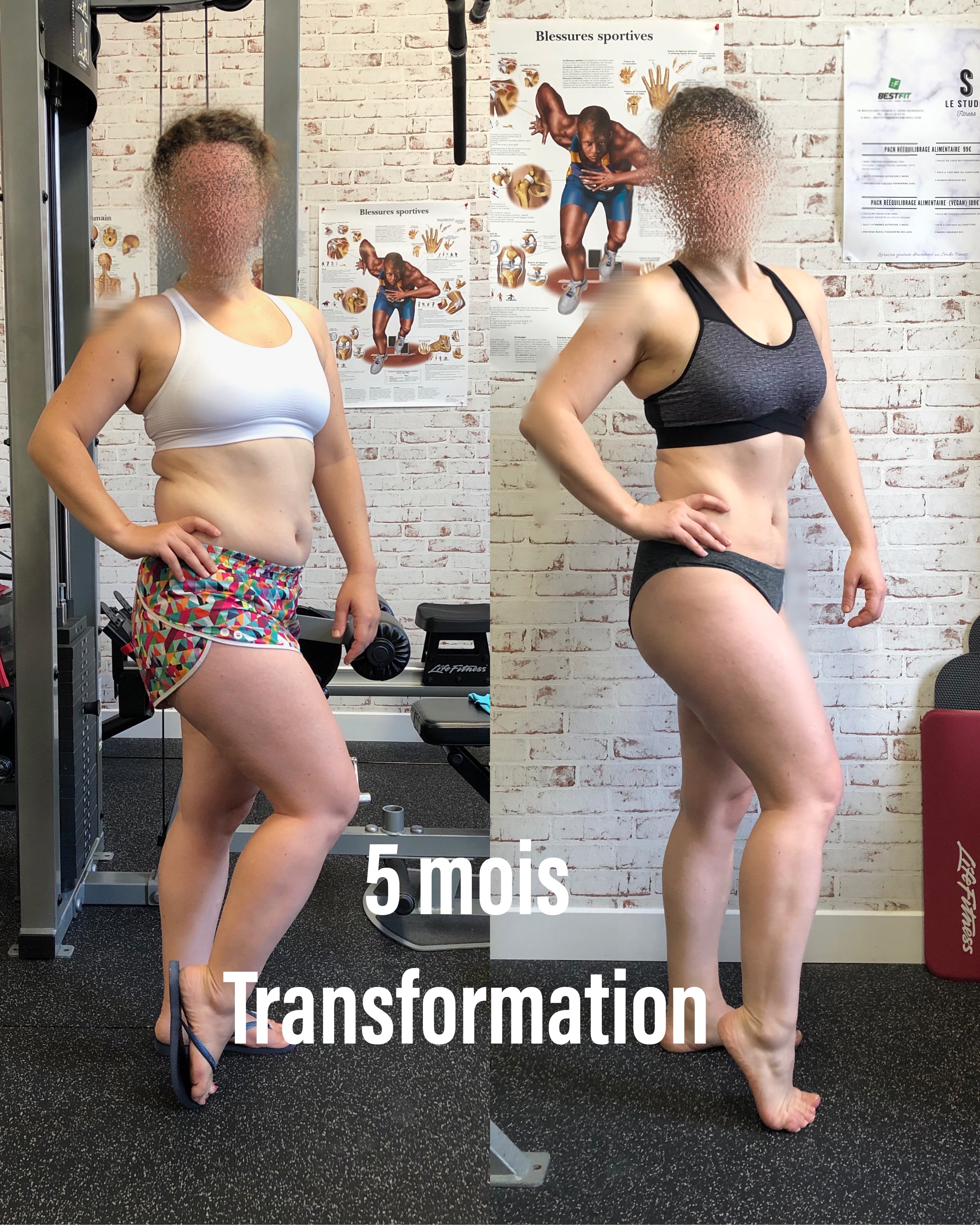 5 mois Transformation pour Sophie D.